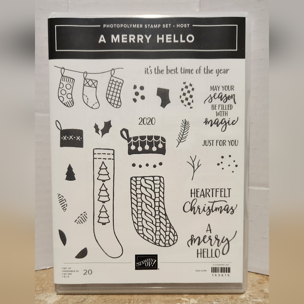 New Stampin Up Stamp Set A Merry Hello